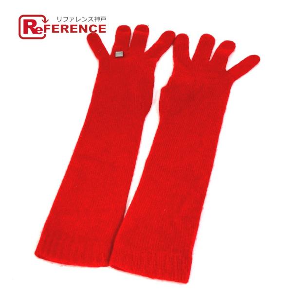 CHANEL シャネル スポーツライン ココマーク CC ロング グローブ 冬小物 手袋 カシミヤ ...