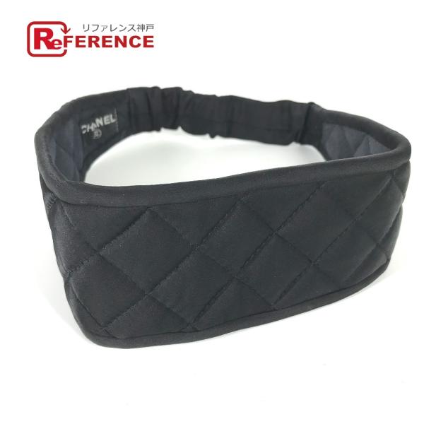 CHANEL シャネル マトラッセ キルティング ヘッドバンド ヘアアクセサリー カチューシャ ヘア...
