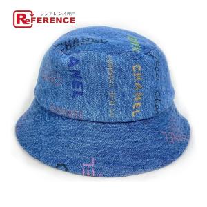 【美品】CHANEL ボアバケットハット CCマークとカメリア風デザインMサイズ 希少✨極美品 CHANEL シャネル バケットハット カメリア サイズ57 黒