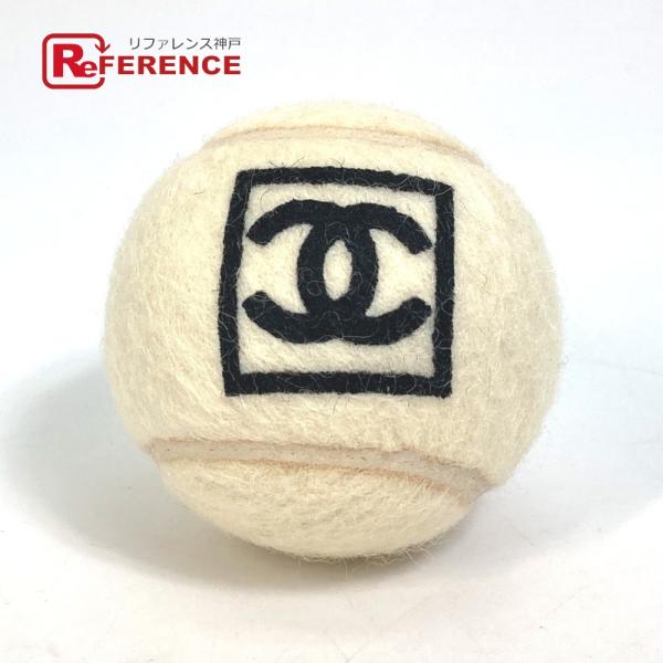 CHANEL シャネル CC ココマーク テニスボール インテリア スポーツ ボール ベージュ ユニ...