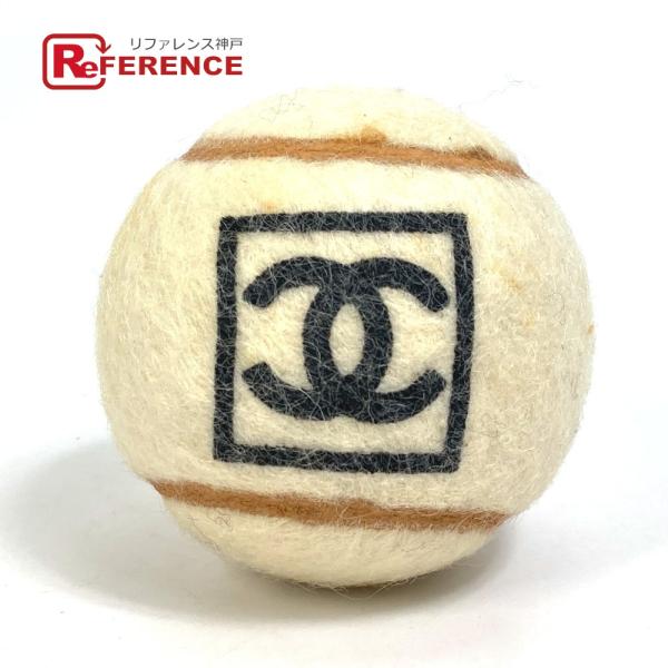 CHANEL シャネル CC ココマーク テニスボール スポーツ インテリア ボール ベージュ ユニ...