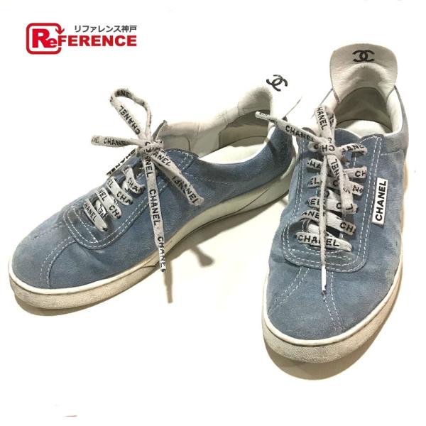 CHANEL シャネル G34085 X51128 スニーカー シューズ ロゴシューレース 19C ...