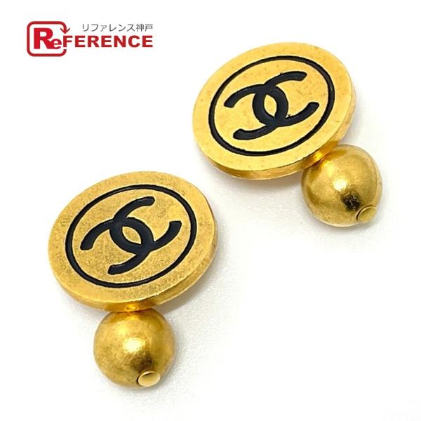 CHANEL シャネル CCココマーク 93Ａ ヴィンテージ ファッション小物 カフス メタル ゴー...
