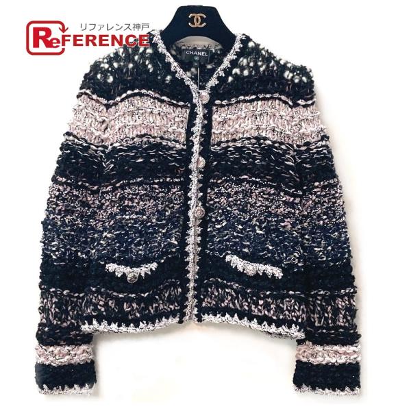 CHANEL シャネル P73552 ミックス ファイバー ツイード ウール&amp;コスチューム パール ...