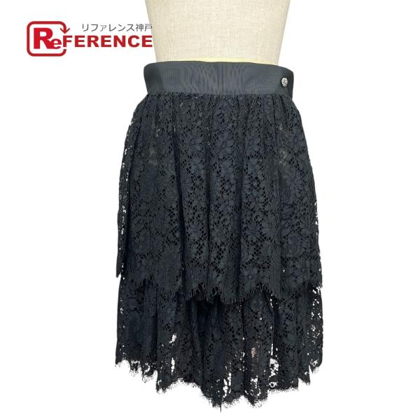 新品同様 CHANEL シャネル P45546 ハーフパンツ CC ココマーク ショートパンツ ボト...