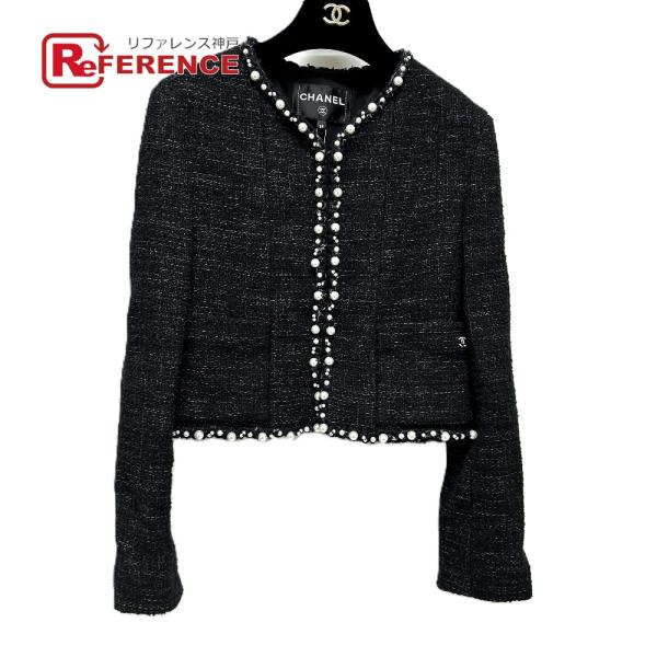 未使用 CHANEL シャネル P78982 ツイード &amp; パール アパレル 2025年春夏 プレコ...
