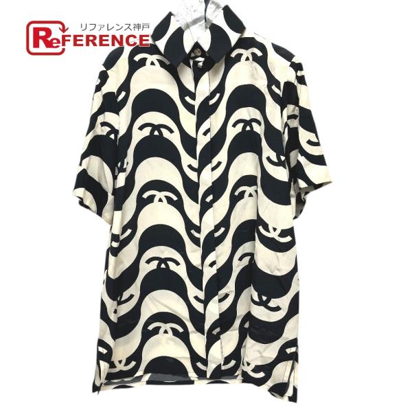 CHANEL シャネル P70211 ココマーク ウェーブ アパレル 半袖  21P 半袖Ｔシャツ ...