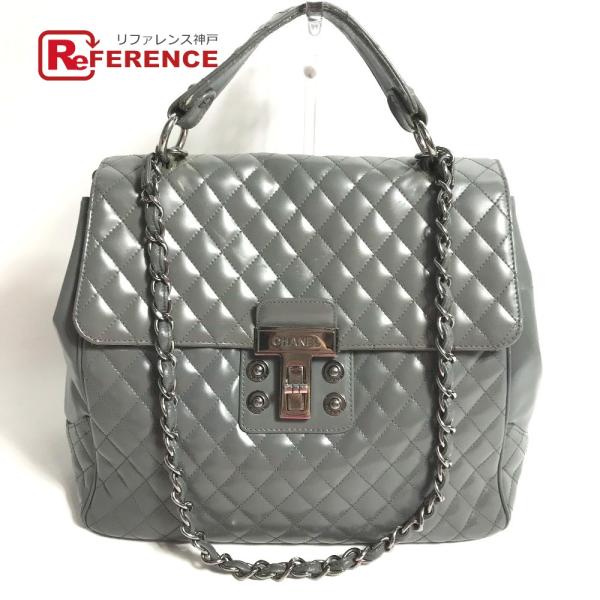 CHANEL シャネル ロゴ キルティング 2WAY チェーンバッグ 肩掛け ハンドバッグ ショルダ...