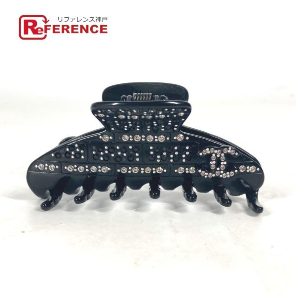 CHANEL シャネル CC ココマーク ラインストーン ヘアクリップ ヘアアクセサリー ヘアピン ...