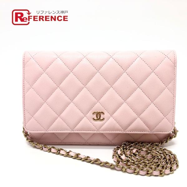 未使用 CHANEL シャネル AP0250 チェーンウォレット 長財布 ココマーク CC ショルダ...
