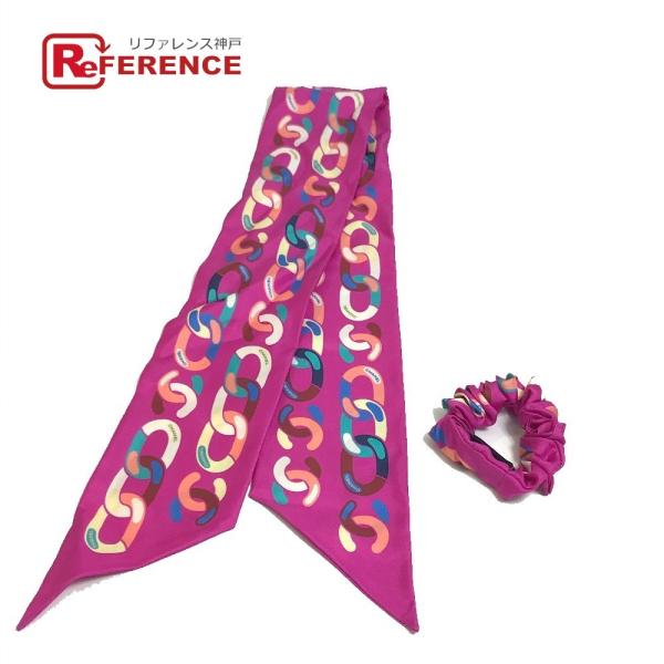 CHANEL シャネル ヘアアクセサリー 2022年VIP限定 チェーンモチーフ ノベルティ シュシ...