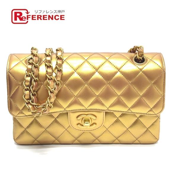 未使用 CHANEL シャネル A01113 マトラッセ23 Wフラップ CC ココマーク ショルダ...