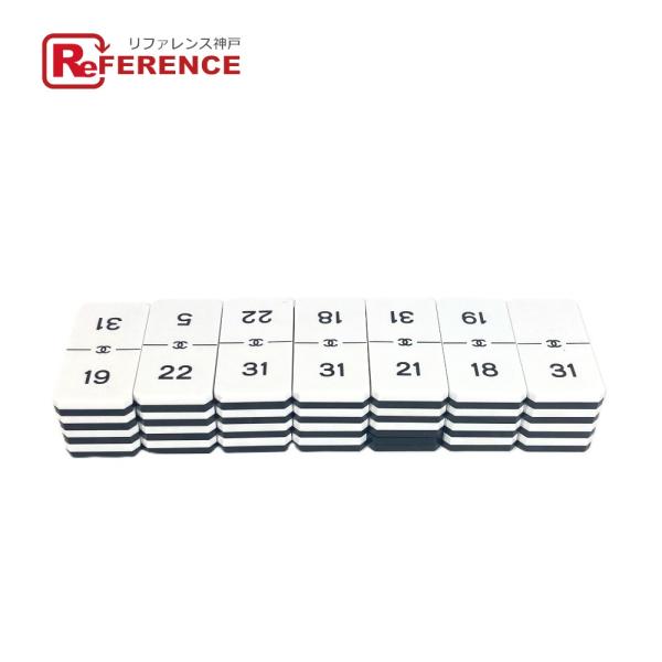 未使用 CHANEL シャネル ロゴ ドミノ セット インテリア ゲーム おもちゃ ノベルティ 非売...