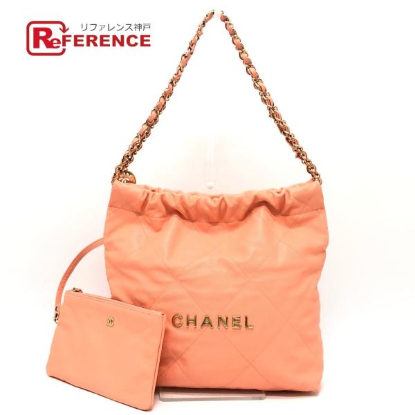 CHANEL シャネル AS3260 シャネル22 スモール カバン ハンドバッグ チェーン マトラ...