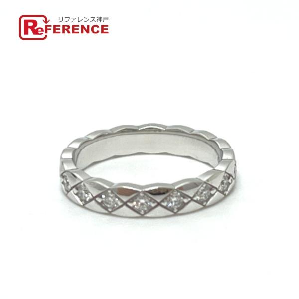 新品同様 CHANEL シャネル J11871 ココクラッシュ フルダイヤ 指輪 アクセサリー リン...