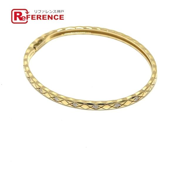 CHANEL シャネル J12327 ココ クラッシュ コレクション 9P ダイヤ ブレスレット ゴ...
