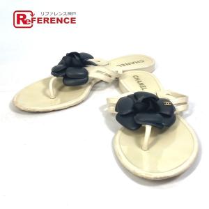CHANEL 【超美品】シャネル ココマーク フットベッド ベルクロ CHANEL 【超美品】シャネル ココマーク フットベッド ベルクロ