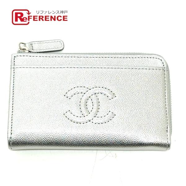 未使用 CHANEL シャネル AP4661 ココマーク フラグメントケース カードケース コインケ...