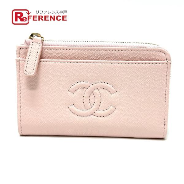 未使用 CHANEL シャネル AP4661 フラグメントケース ジップ カードケース クルーズ コ...