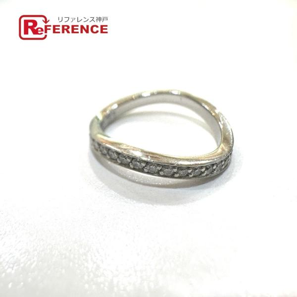 CHANEL シャネル Pt950 リュバンドゥシャネル フルダイヤ エタニティ リング・指輪 シル...