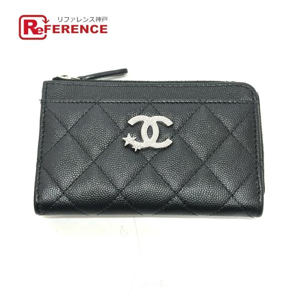 未使用 CHANEL シャネル AP3732 ココマーク スター CC カード コインパース 財布 ...