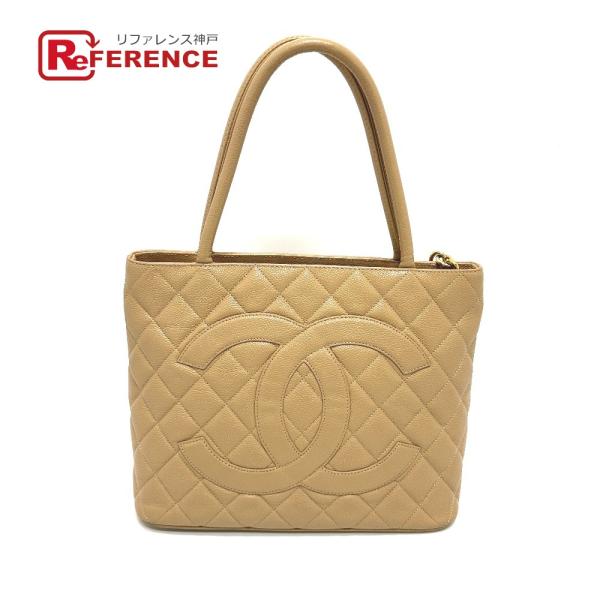 CHANEL シャネル A01804 CC ココマーク 復刻トート トートバッグ ベージュ レディー...