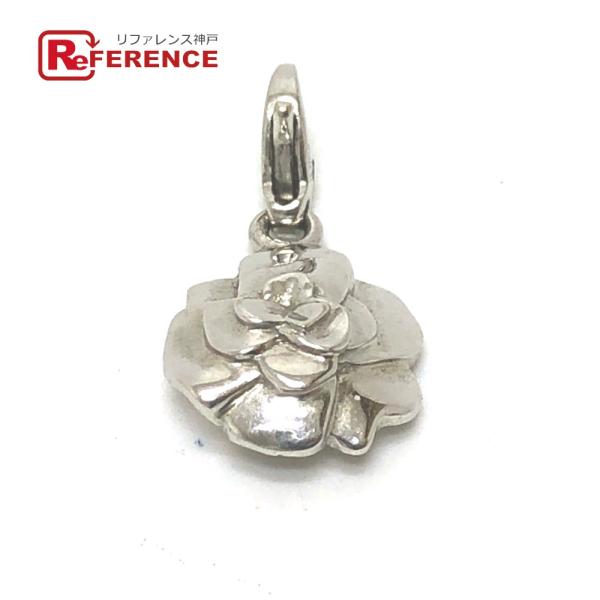 CHANEL シャネル ペンダント カメリア チャーム シルバー レディース【中古】