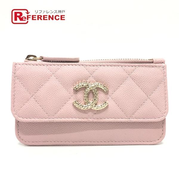 未使用 CHANEL シャネル マトラッセ ココマーク ロゴ 小物 フラグメントケース カードケース...