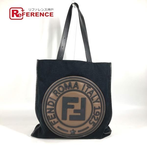 美品 FENDI フェンディ 7VA435 ロゴ FF カバン 縦型 ショルダーバッグ 肩掛け トー...