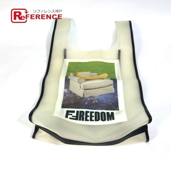 FENDI フェンディ 7VA442 バナナ フルーツ FREEDOM ロゴ エコバッグ カバン  ...