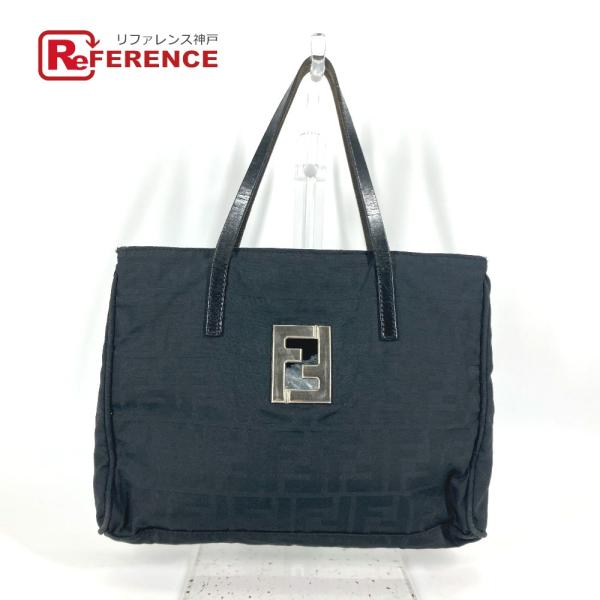 FENDI フェンディ ズッカ カバン ハンドバッグ ヴィンテージ トートバッグ ブラック レディー...