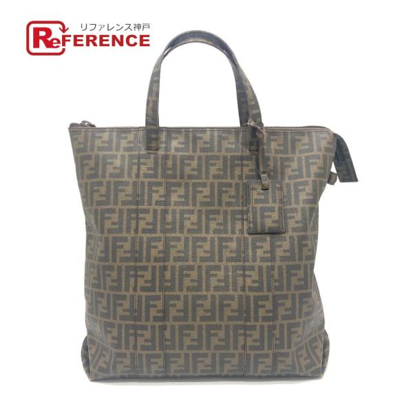 FENDI フェンディ 7VA196 ズッカ柄 トートバック カバン ハンドバック トートバッグ ブ...