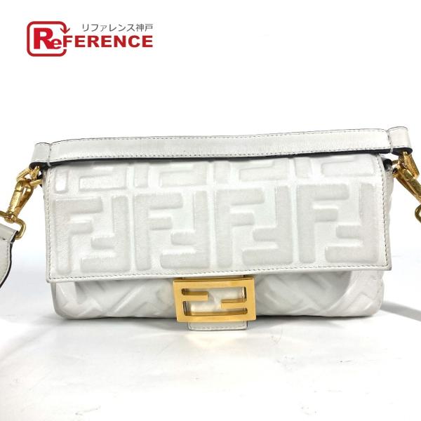 FENDI フェンディ 8BR600 ズッカ マンマバケット 肩掛け 2WAYバッグ カバン ショル...