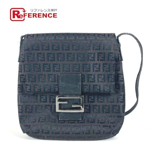 FENDI フェンディ ズッカ ズッキーノ カバン フラップ ポシェット 斜め掛け ショルダーバッグ...