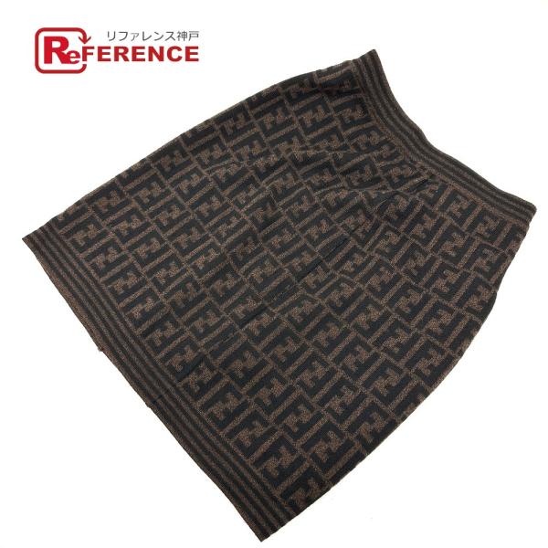 FENDI フェンディ ズッカ スカート ブラウン レディース【中古】