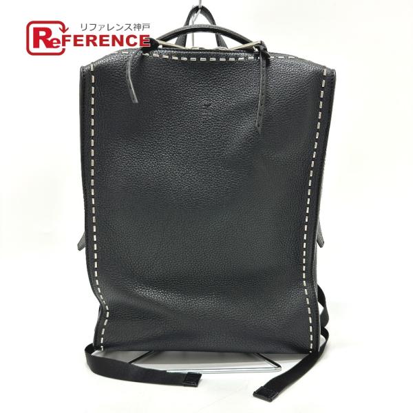 FENDI フェンディ 7VZ022 バックパック カバン セレリアライン リュックサック ブラック...
