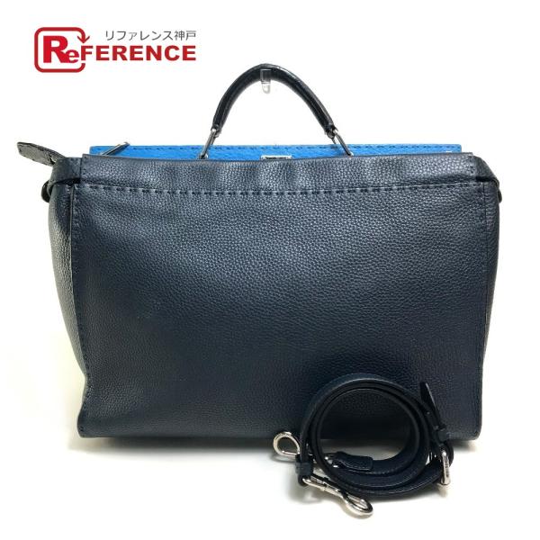 FENDI フェンディ 7VA388 セレリア ピーカブー 2WAY ショルダーバッグ ビジネスバッ...