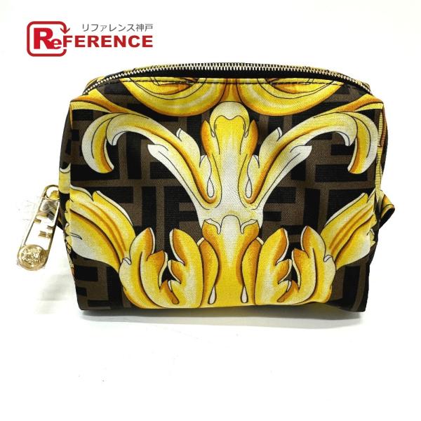 未使用 FENDI フェンディ 8N0172 フェンダーチェ FENDACE ズッカ ヴェルサーチ ...