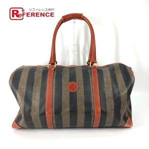 FENDI フェンディ ペカン 旅行バッグ カバン トラベルバッグ ヴィンテージ ボストンバッグ カーキ レディース【中古】｜reference