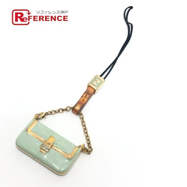 FENDI フェンディ バックモチーフ マンマバゲット 小物 キーホルダー チャーム 携帯 ストラッ...