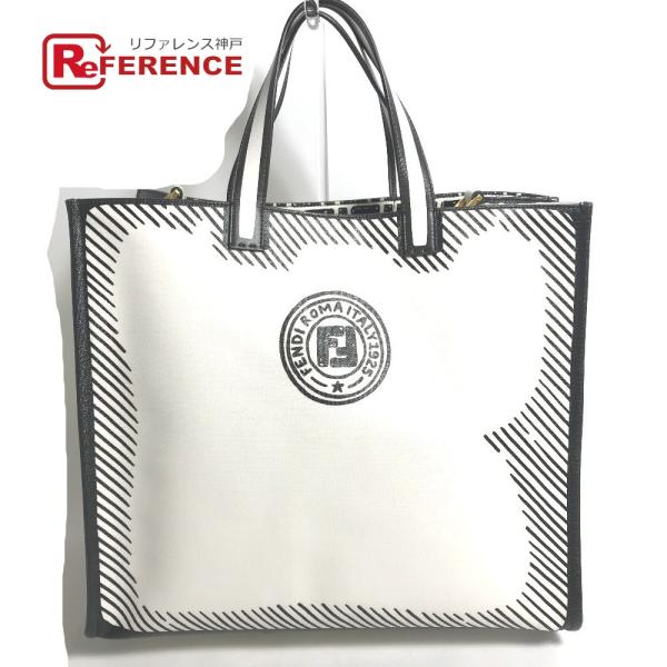 美品 FENDI フェンディ 8BH357 ショッパーバッグ ショルダーバッグ 肩掛け ジョシュア・...