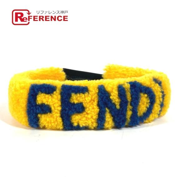 未使用 FENDI フェンディ ロゴ メガネストラップ グラスコード メガネ掛け ボア アイウェア ...