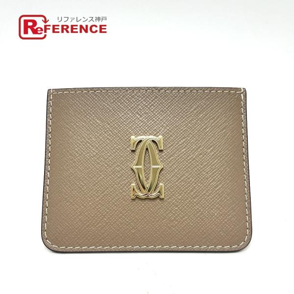 新品同様 CARTIER カルティエ L3002496 カード ホルダーC ドゥ カルティエ パスケ...
