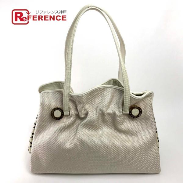 BVLGARI ブルガリ 肩掛け ショルダーバッグ ツイスト ビーゼロワン ハンドバッグ キャンバス...