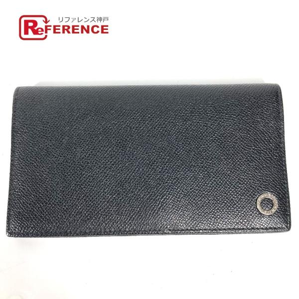 新品同様 BVLGARI ブルガリ ブルガリブルガリ 2つ折り ロングウォレット 長財布 ブラック ...