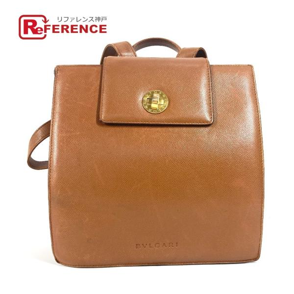 BVLGARI ブルガリ ブルガリブルガリ ロゴ カバン バックパック ターンロック リュックサック...