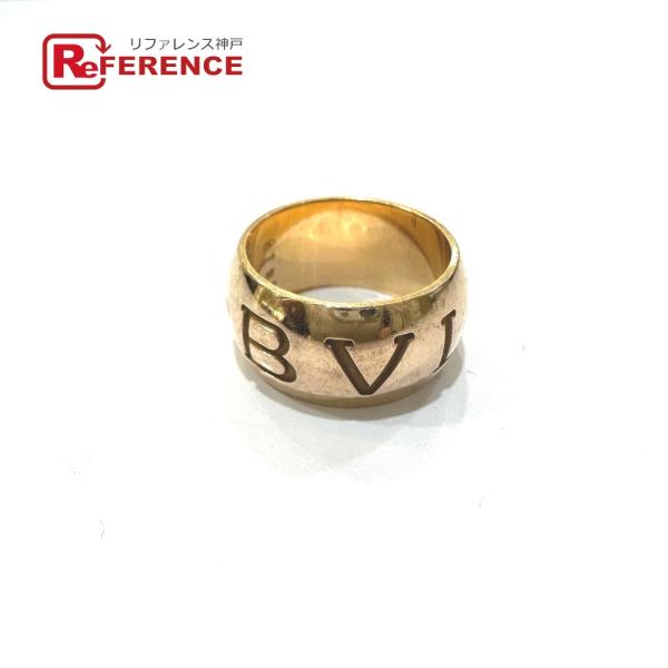 BVLGARI ブルガリ K18PG モノロゴ アクセサリー リング・指輪 ピンクゴールド ゴールド...