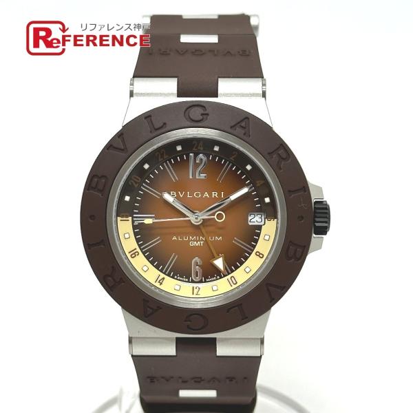 未使用 BVLGARI ブルガリ BB 40 AT アルミニウム GMT フェンダー 世界限定120...