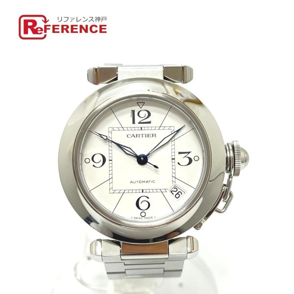 未使用 CARTIER カルティエ W31074M7 パシャC スモールデイト 自動巻き 腕時計 シ...