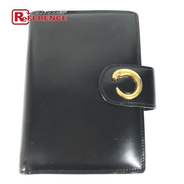 CARTIER カルティエ パンテール ステーショナリー システム手帳 手帳カバー ブラック レディ...